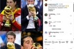 西班牙传奇后卫拉莫斯晒亲吻大力神杯照：第二颗星已经到来