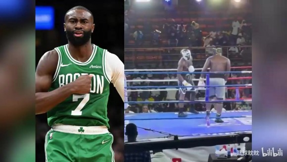 NBA球星杰伦&middot;布朗在尼日利亚完成了拳击首秀👊